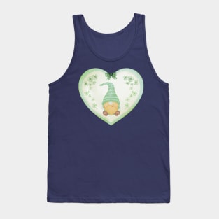 Irish Heart Gnome Tank Top